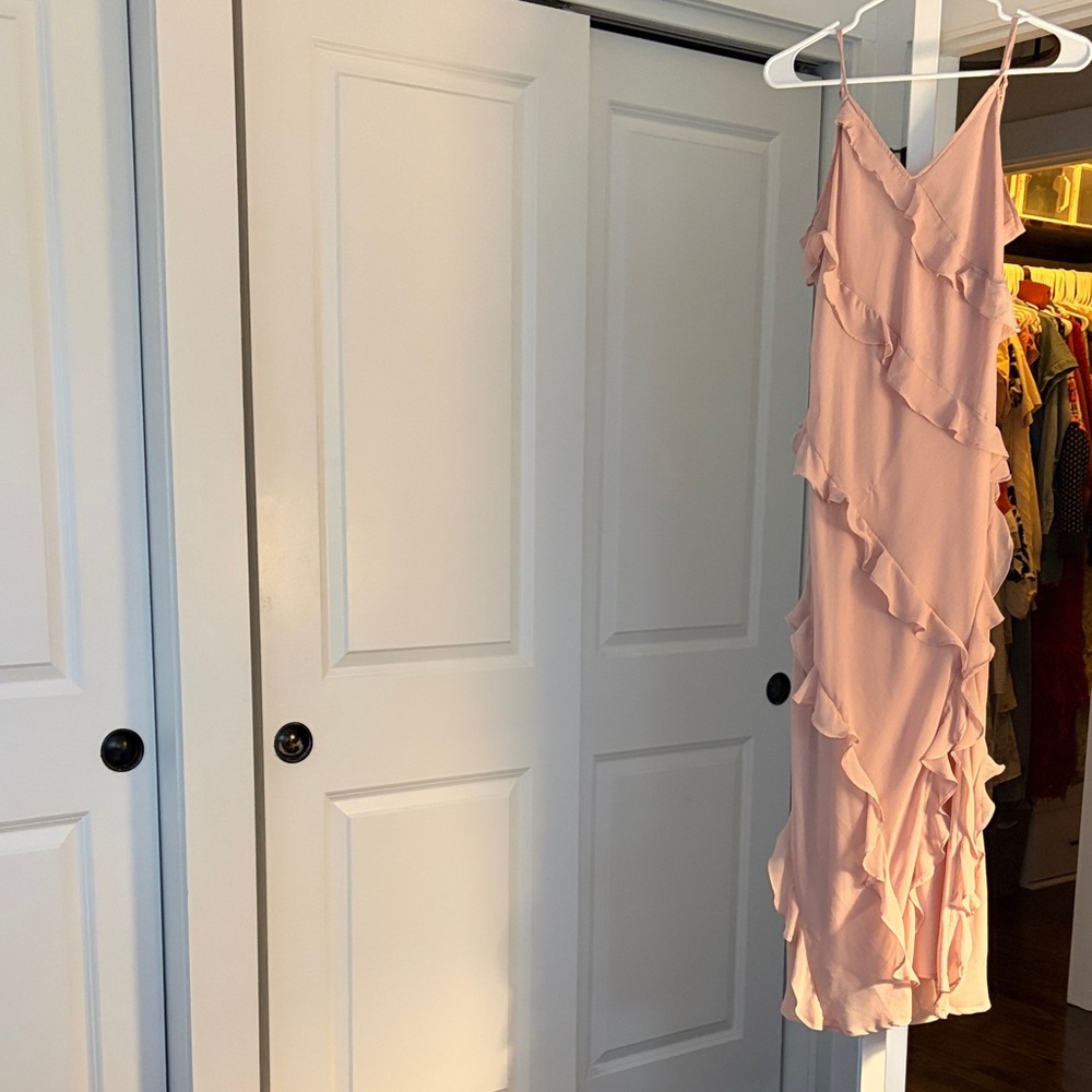 a new day Pink Ruffle Slip Dress
